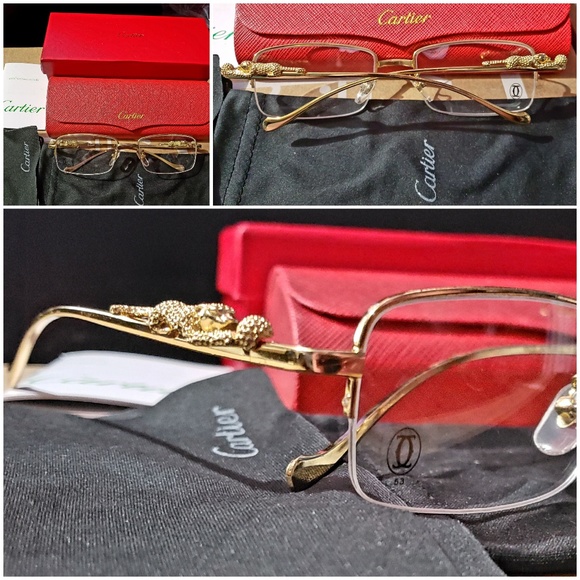 Cartier Other - Gold Panther frame Cartier glasses.